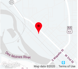 Map view of Ottumwa UCS Location 